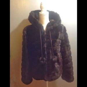 Nine West faux mink jacket - XL